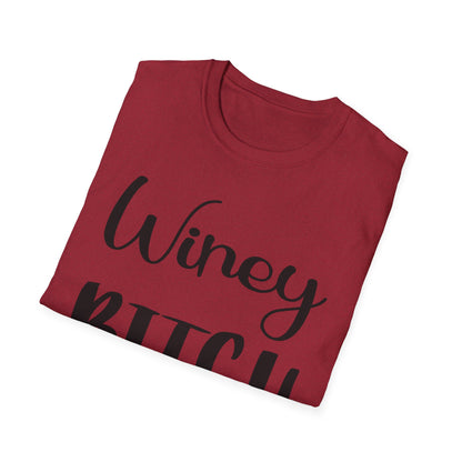 Winey Bitch Unisex Softstyle T-Shirt - Perfect for Wine Lovers & Fun Gatherings