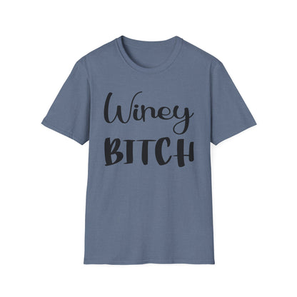 Winey Bitch Unisex Softstyle T-Shirt - Perfect for Wine Lovers & Fun Gatherings