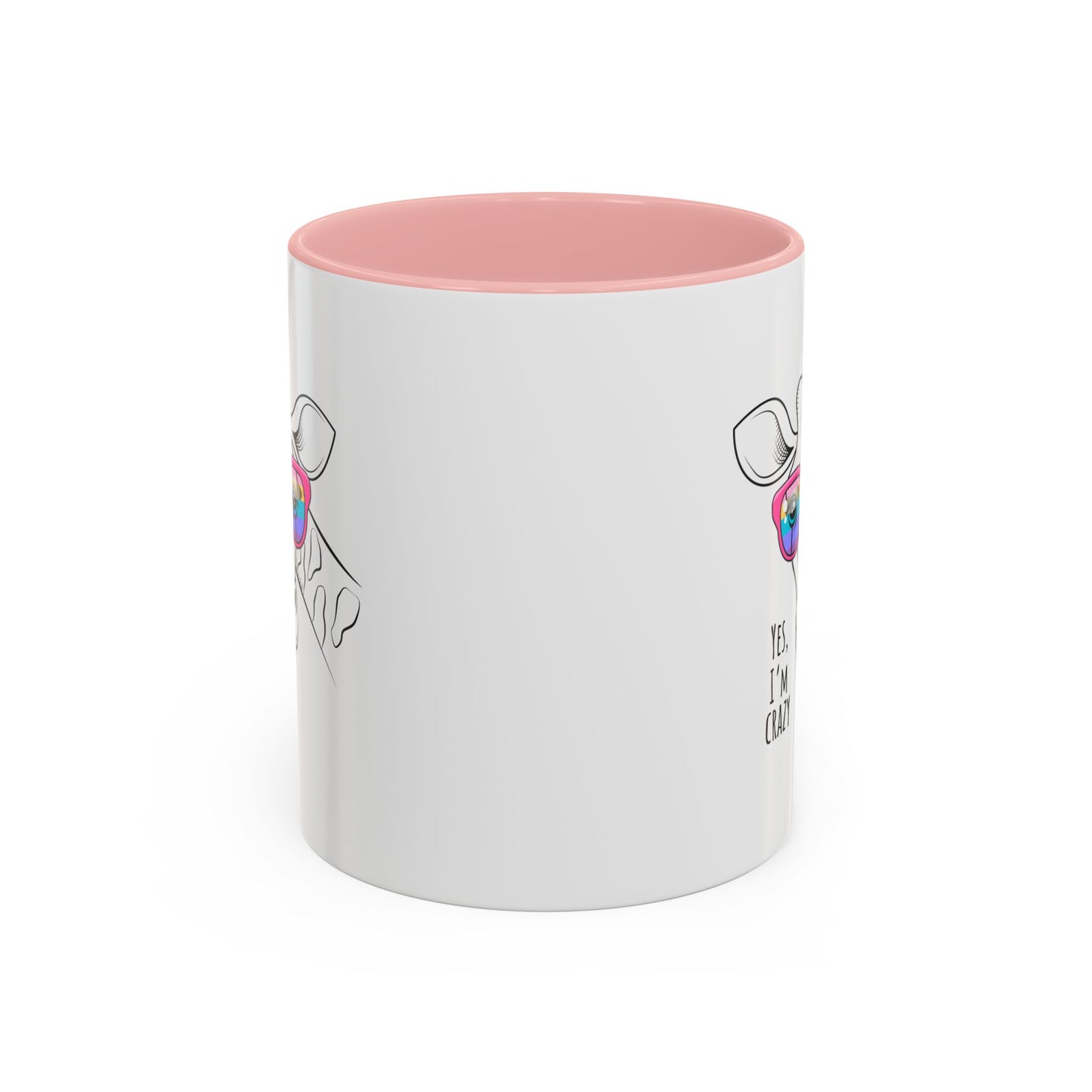 Funny Giraffe Coffee Mug - "Yes, I'm Crazy" - Perfect Gift for Animal Lovers