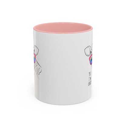 Funny Giraffe Coffee Mug - "Yes, I'm Crazy" - Perfect Gift for Animal Lovers