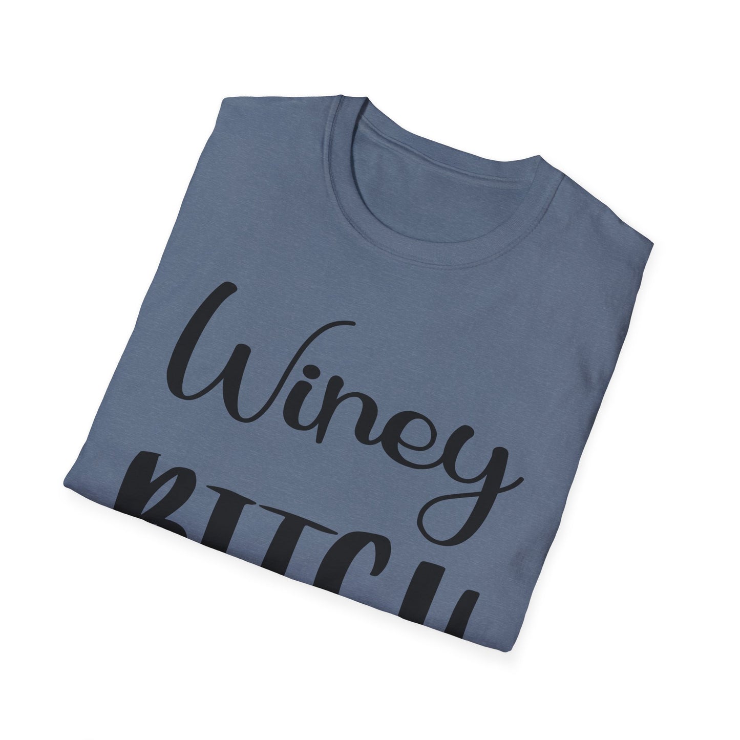 Winey Bitch Unisex Softstyle T-Shirt - Perfect for Wine Lovers & Fun Gatherings