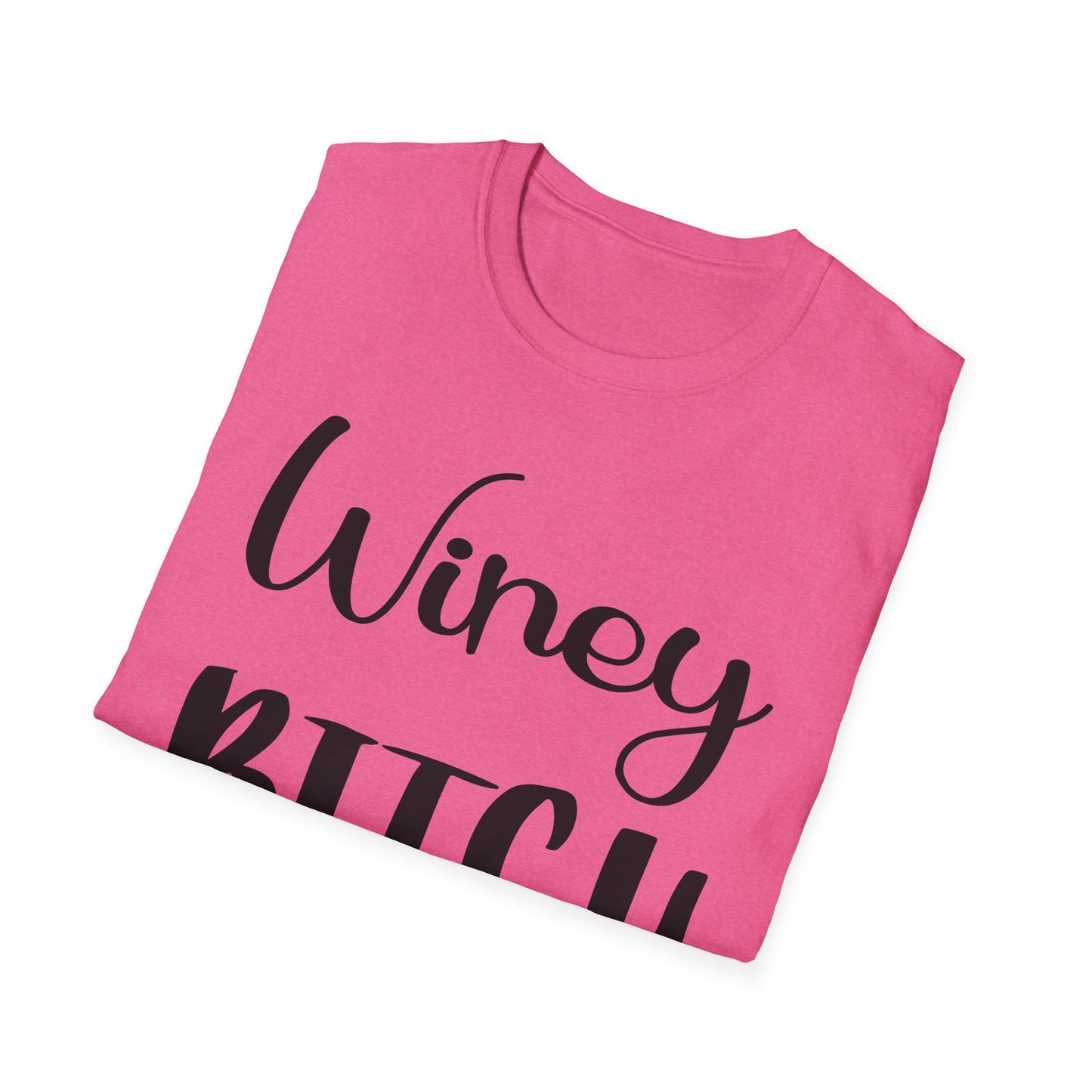 Winey Bitch Unisex Softstyle T-Shirt - Perfect for Wine Lovers & Fun Gatherings