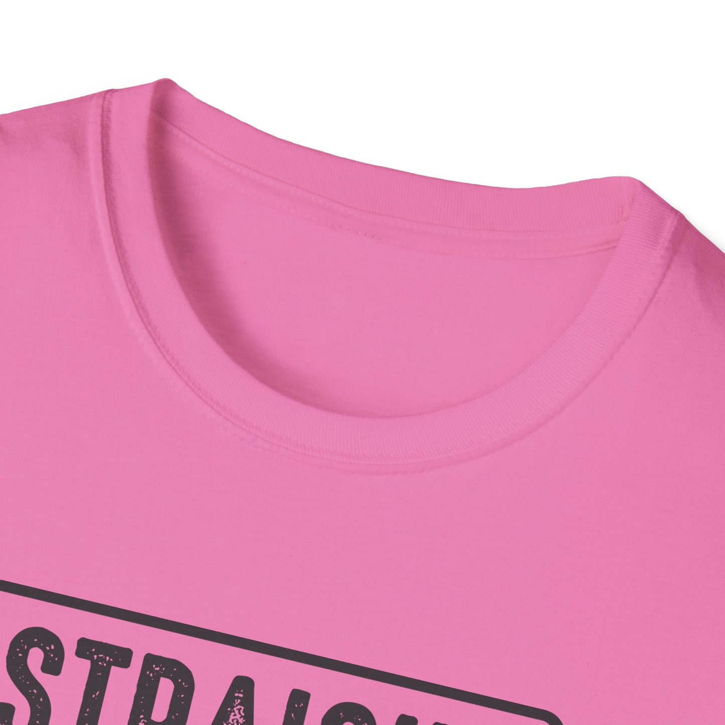 Straight Outta Money Unisex Softstyle T-Shirt | Funny Casual Tee for Budgeting Enthusiasts