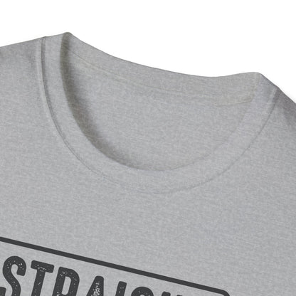 Straight Outta Money Unisex Softstyle T-Shirt | Funny Casual Tee for Budgeting Enthusiasts