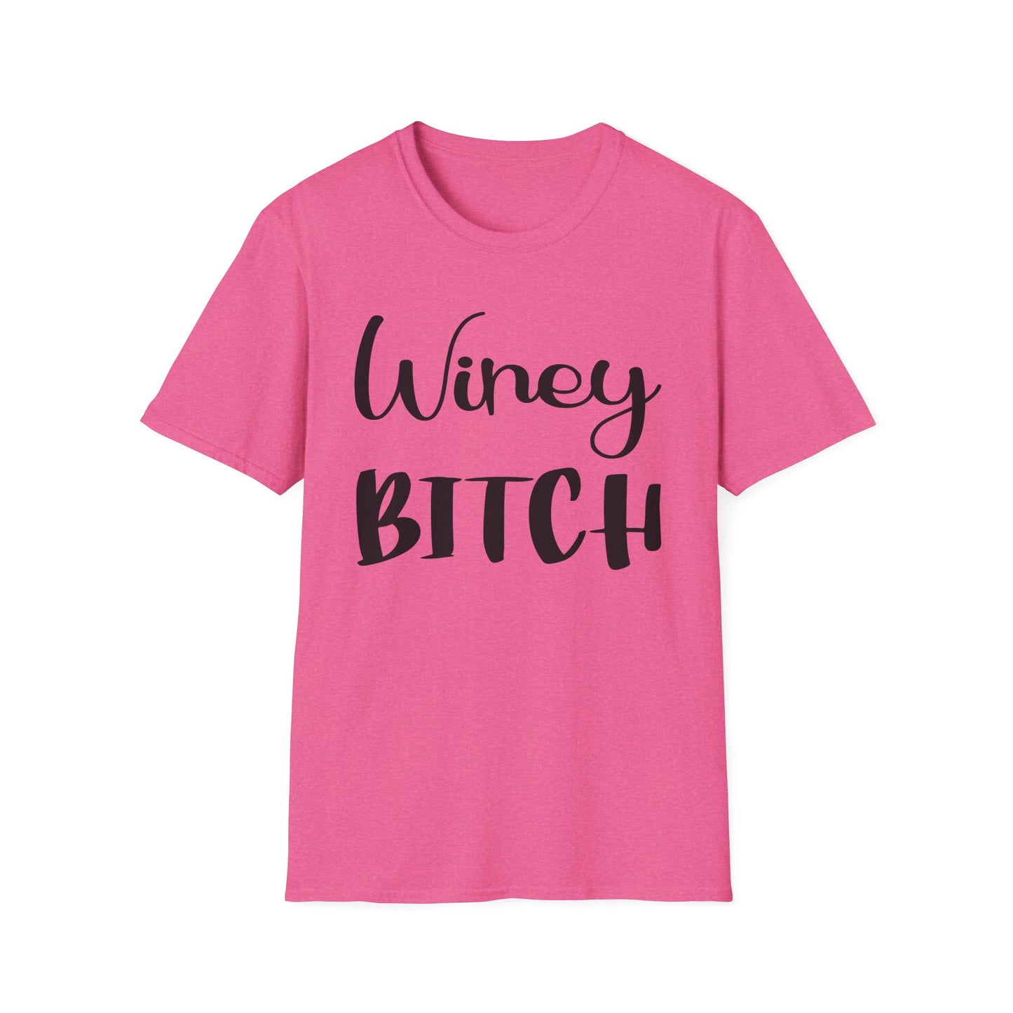 Winey Bitch Unisex Softstyle T-Shirt - Perfect for Wine Lovers & Fun Gatherings