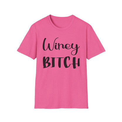 Winey Bitch Unisex Softstyle T-Shirt - Perfect for Wine Lovers & Fun Gatherings