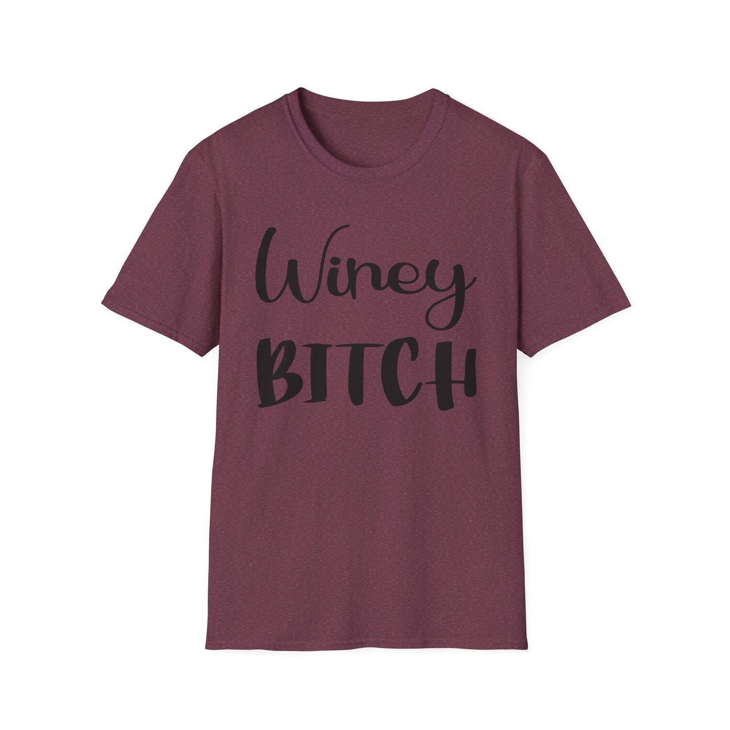 Winey Bitch Unisex Softstyle T-Shirt - Perfect for Wine Lovers & Fun Gatherings