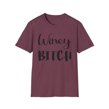 Winey Bitch Unisex Softstyle T-Shirt - Perfect for Wine Lovers & Fun Gatherings