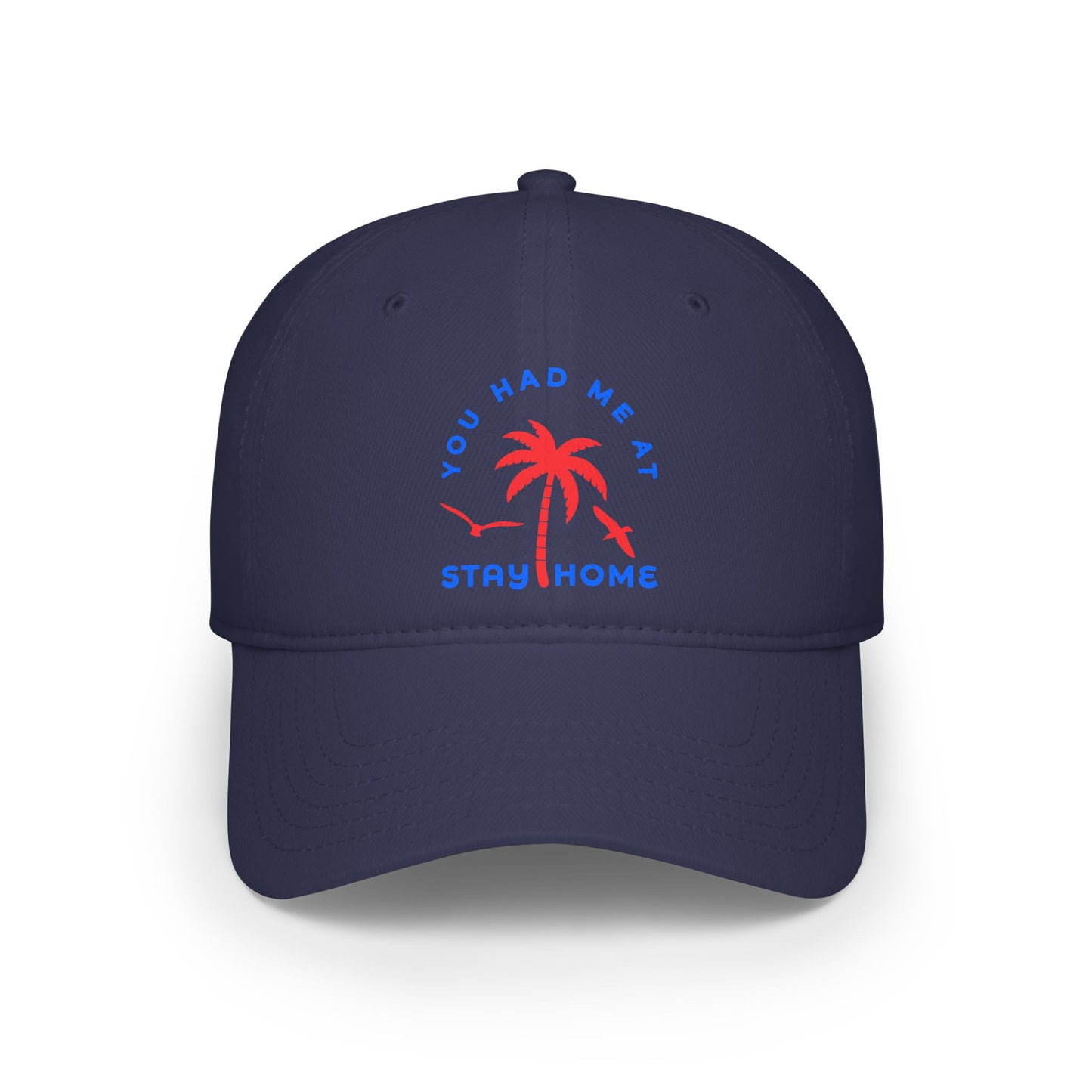 Stay Home Palm Tree Baseball Cap - Casual Summer Hat