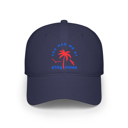 Stay Home Palm Tree Baseball Cap - Casual Summer Hat