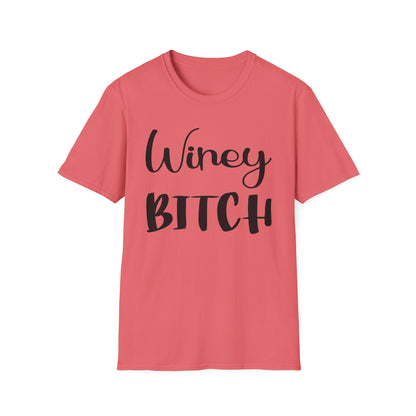 Winey Bitch Unisex Softstyle T-Shirt - Perfect for Wine Lovers & Fun Gatherings