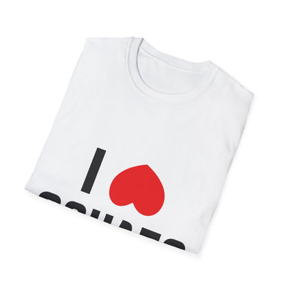 I Love Squats Unisex Softstyle T-Shirt - Perfect for Fitness Enthusiasts