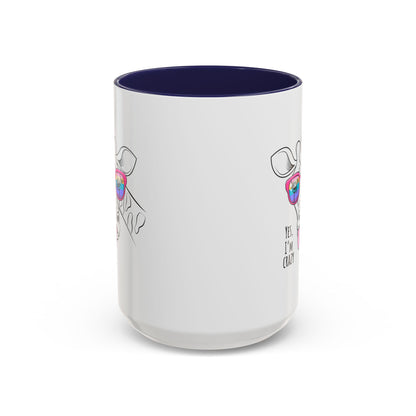 Funny Giraffe Coffee Mug - "Yes, I'm Crazy" - Perfect Gift for Animal Lovers