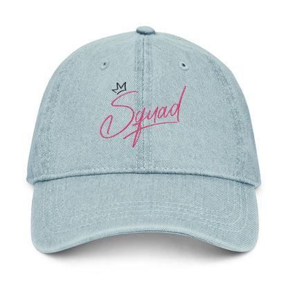 Cool Embroidered Denim Hat for Your Squad, Trendy Cap Gift for Friends, Stylish Summer Accessory, Casual Outfit Addition