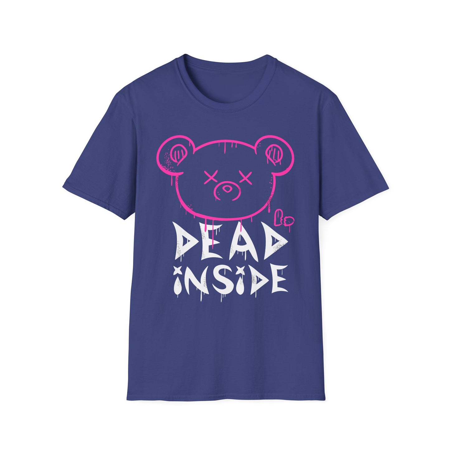 Unisex Softstyle T-Shirt - 'Dead Inside' Graphic Tee for Trendy Casual Wear