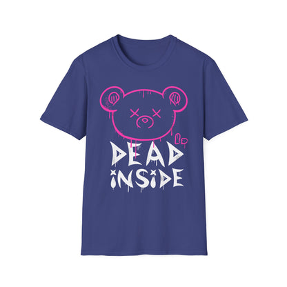 Unisex Softstyle T-Shirt - 'Dead Inside' Graphic Tee for Trendy Casual Wear