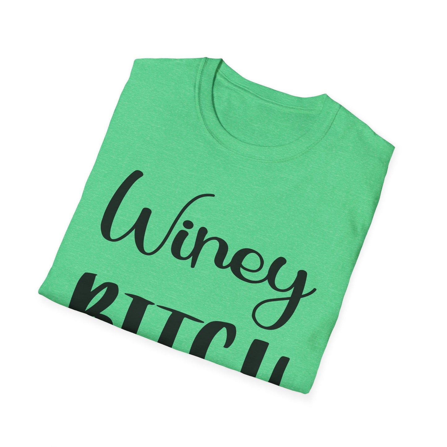 Winey Bitch Unisex Softstyle T-Shirt - Perfect for Wine Lovers & Fun Gatherings