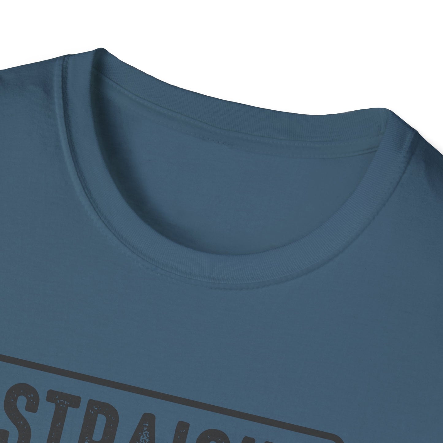 Straight Outta Money Unisex Softstyle T-Shirt | Funny Casual Tee for Budgeting Enthusiasts