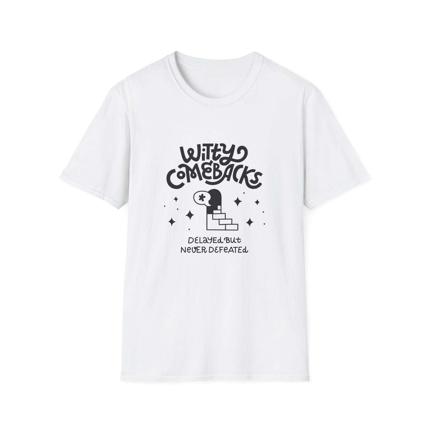 Witty Comebacks Unisex Softstyle T-Shirt - Humorous Graphic Tee