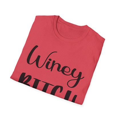 Winey Bitch Unisex Softstyle T-Shirt - Perfect for Wine Lovers & Fun Gatherings