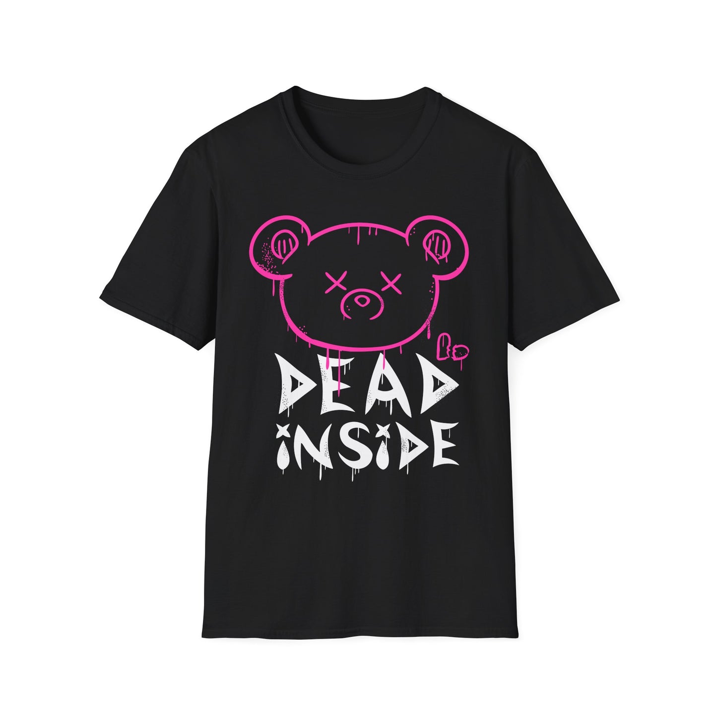 Unisex Softstyle T-Shirt - 'Dead Inside' Graphic Tee for Trendy Casual Wear
