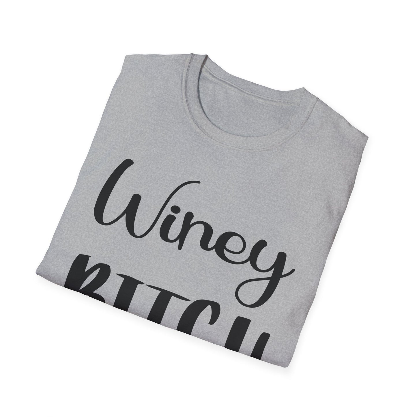 Winey Bitch Unisex Softstyle T-Shirt - Perfect for Wine Lovers & Fun Gatherings