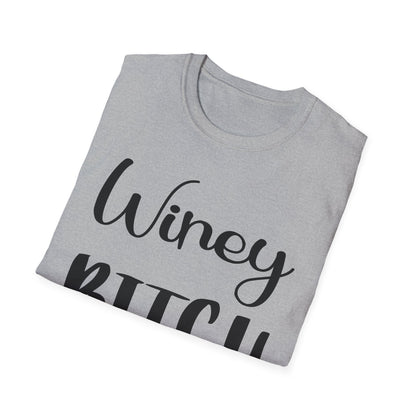 Winey Bitch Unisex Softstyle T-Shirt - Perfect for Wine Lovers & Fun Gatherings