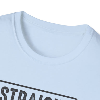 Straight Outta Money Unisex Softstyle T-Shirt | Funny Casual Tee for Budgeting Enthusiasts