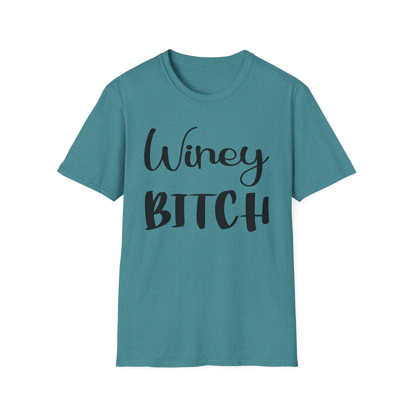 Winey Bitch Unisex Softstyle T-Shirt - Perfect for Wine Lovers & Fun Gatherings