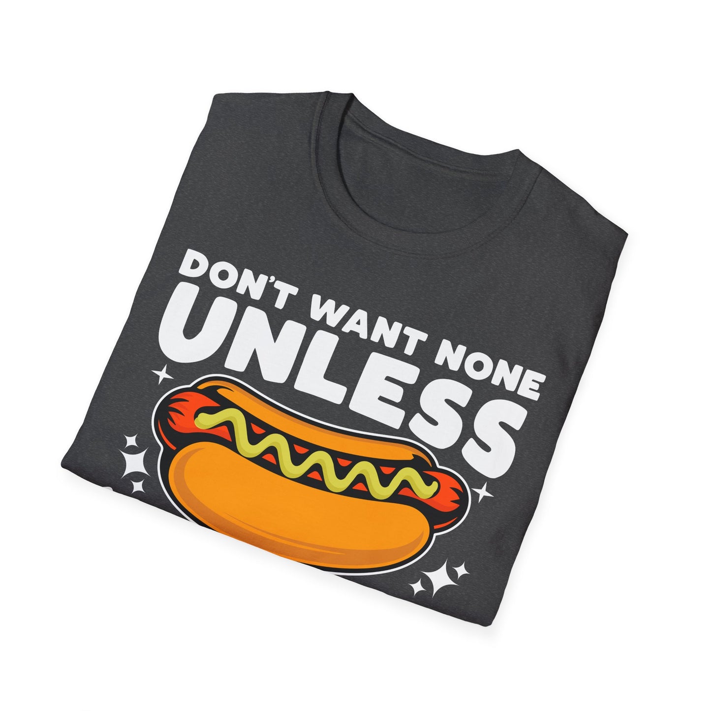 Funny Foodie Unisex T-Shirt - Hot Dog Buns Humor