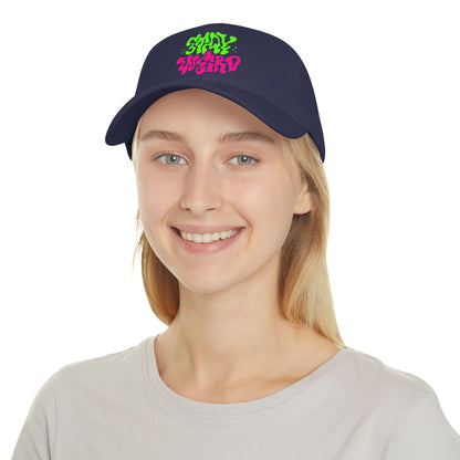 Stay Weird Neon Baseball Cap | Trendy Low Profile Hat for Oddballs & Creatives
