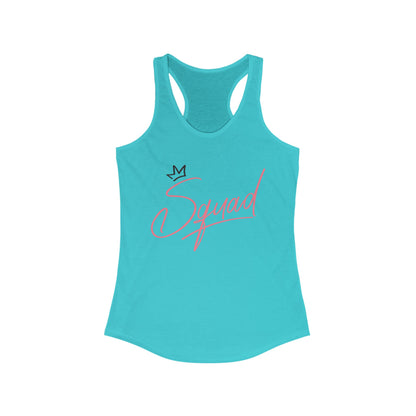 Women's Racerback Tank - Squad Design for Fitness and Team Spirit