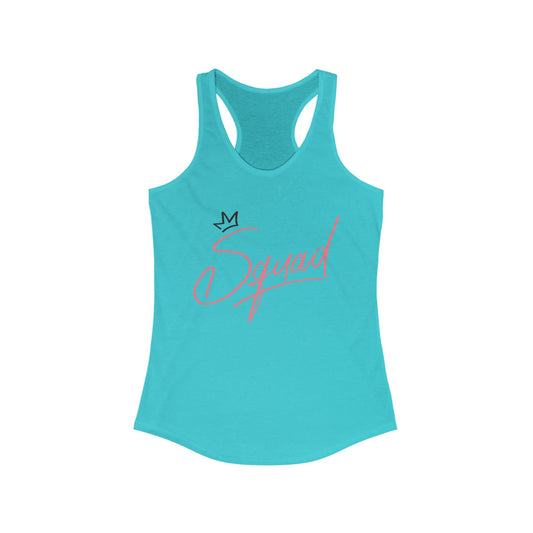 Women's Racerback Tank - Squad Design for Fitness and Team Spirit