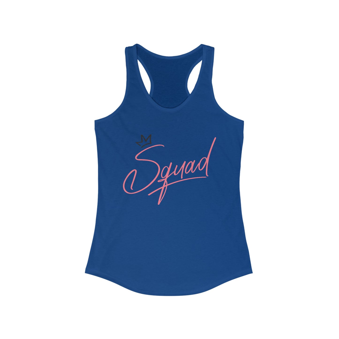 Women's Racerback Tank - Squad Design for Fitness and Team Spirit