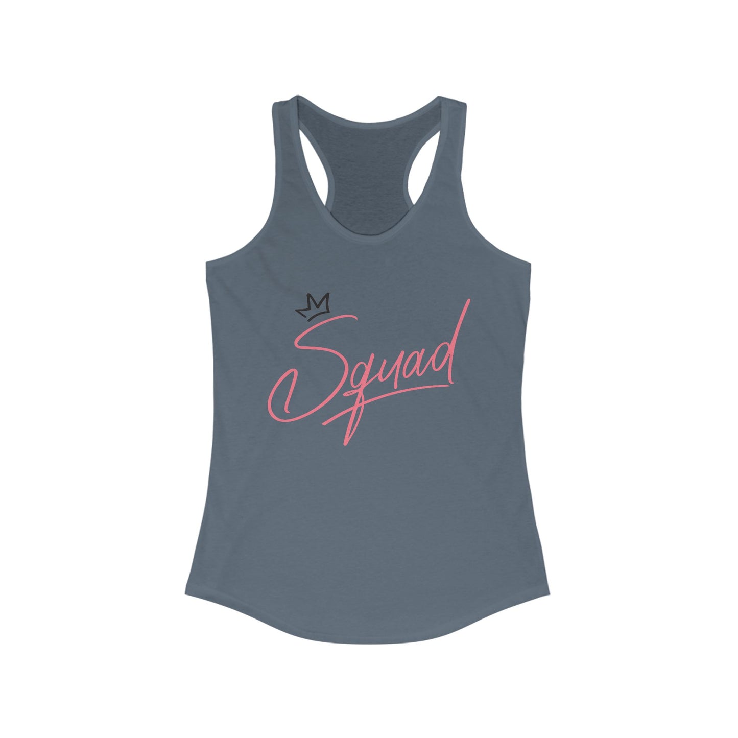 Women's Racerback Tank - Squad Design for Fitness and Team Spirit