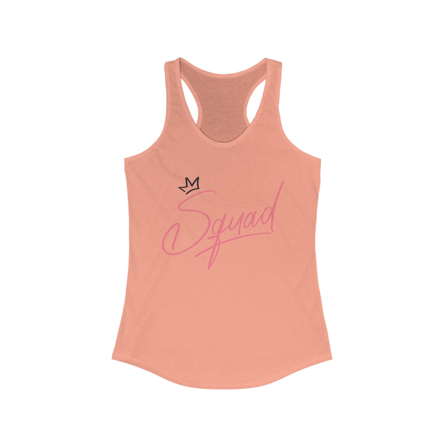 Women's Racerback Tank - Squad Design for Fitness and Team Spirit