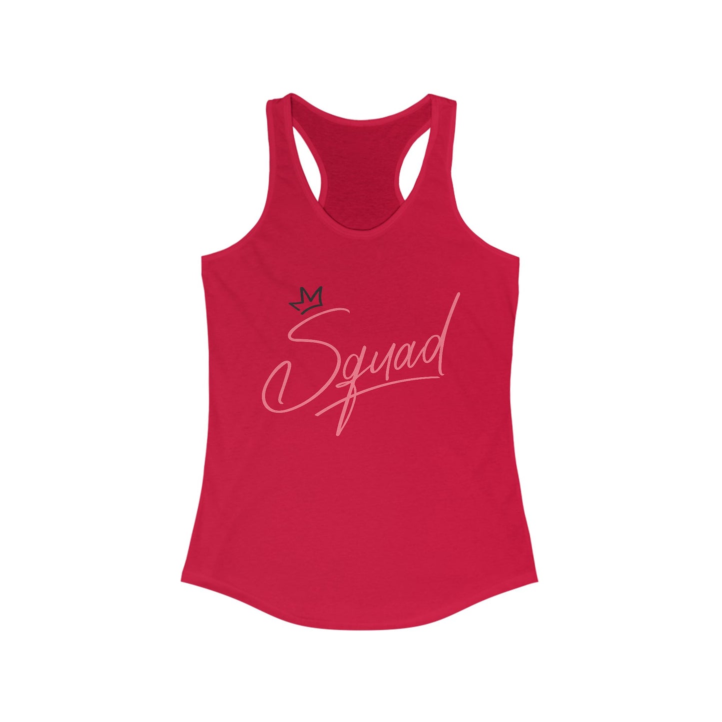 Women's Racerback Tank - Squad Design for Fitness and Team Spirit