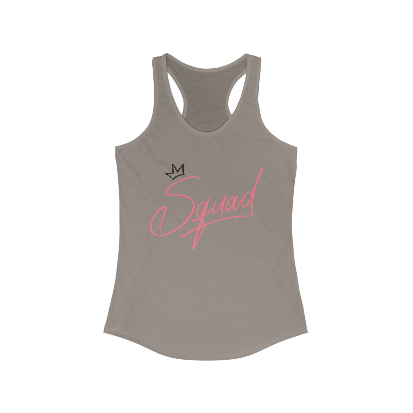 Women's Racerback Tank - Squad Design for Fitness and Team Spirit