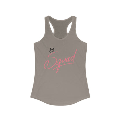 Women's Racerback Tank - Squad Design for Fitness and Team Spirit