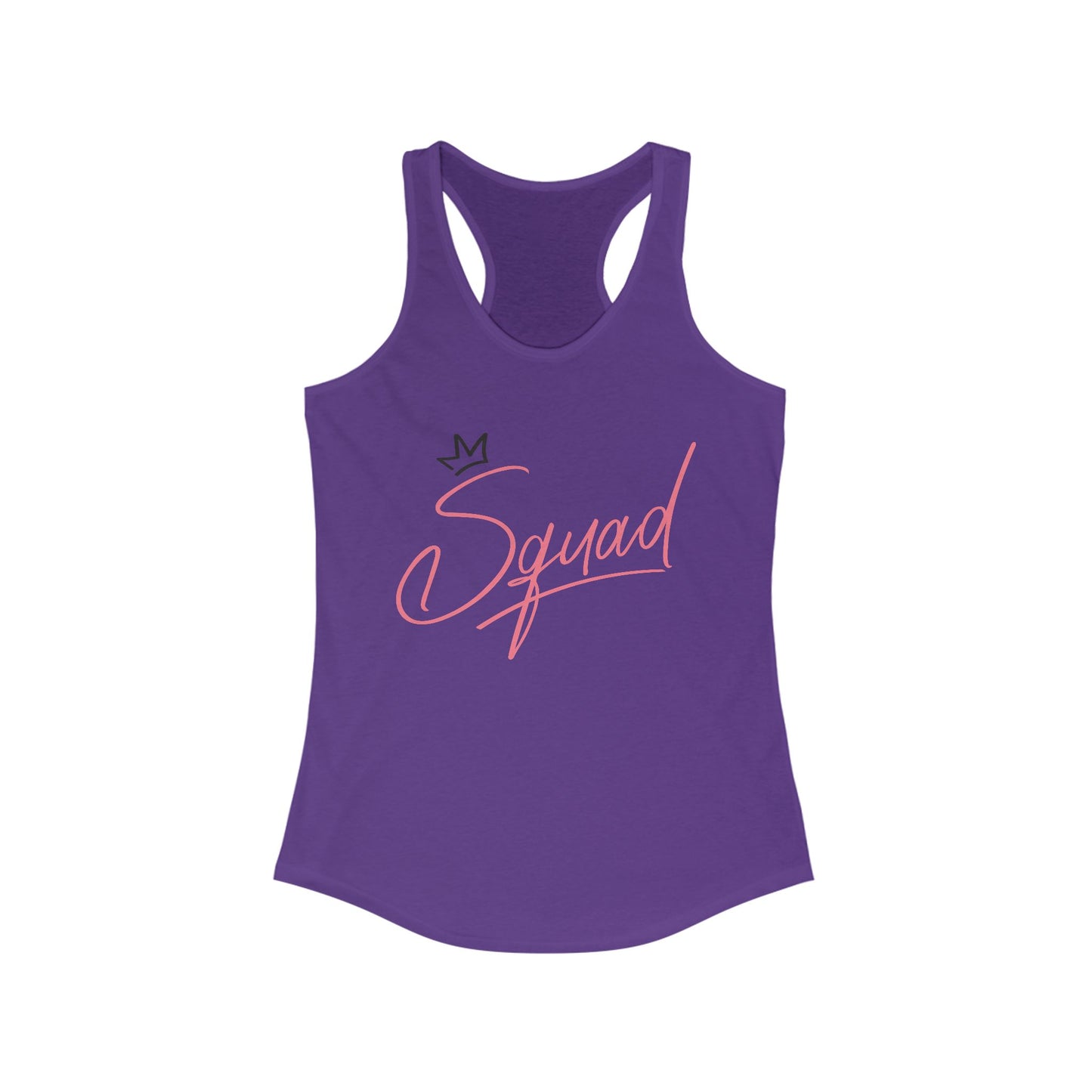 Women's Racerback Tank - Squad Design for Fitness and Team Spirit
