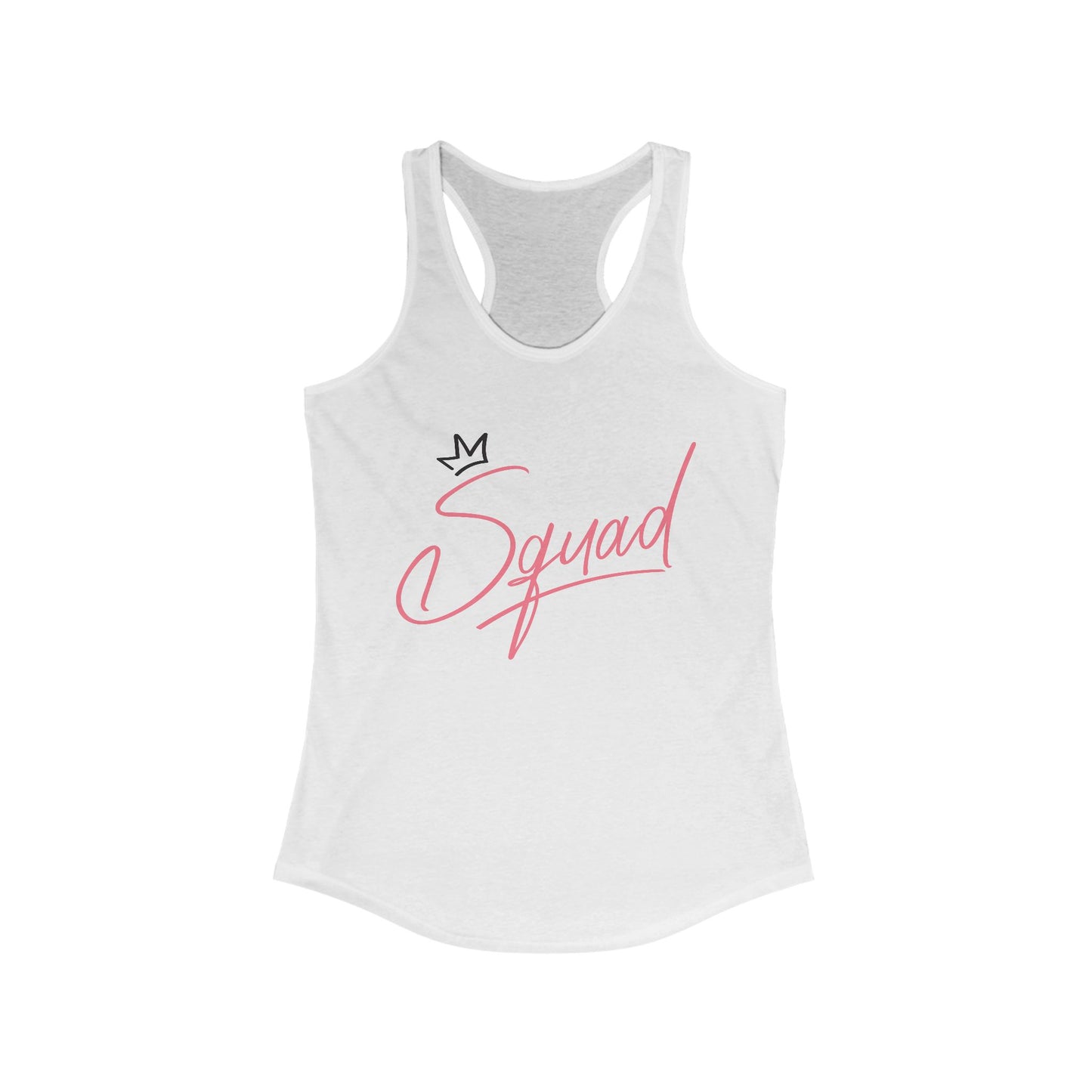 Women's Racerback Tank - Squad Design for Fitness and Team Spirit