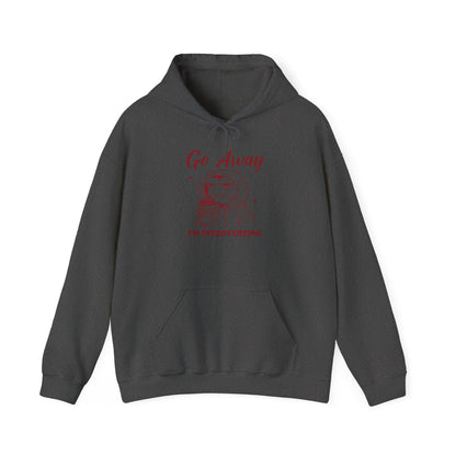 Introvert Hoodie - "Go Away, I'm Introverting" Heavy Blend Sweatshirt