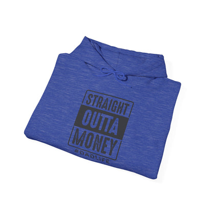 Straight Outta Money Dad Life Hoodie - Unisex Heavy Blend™ Sweatshirt