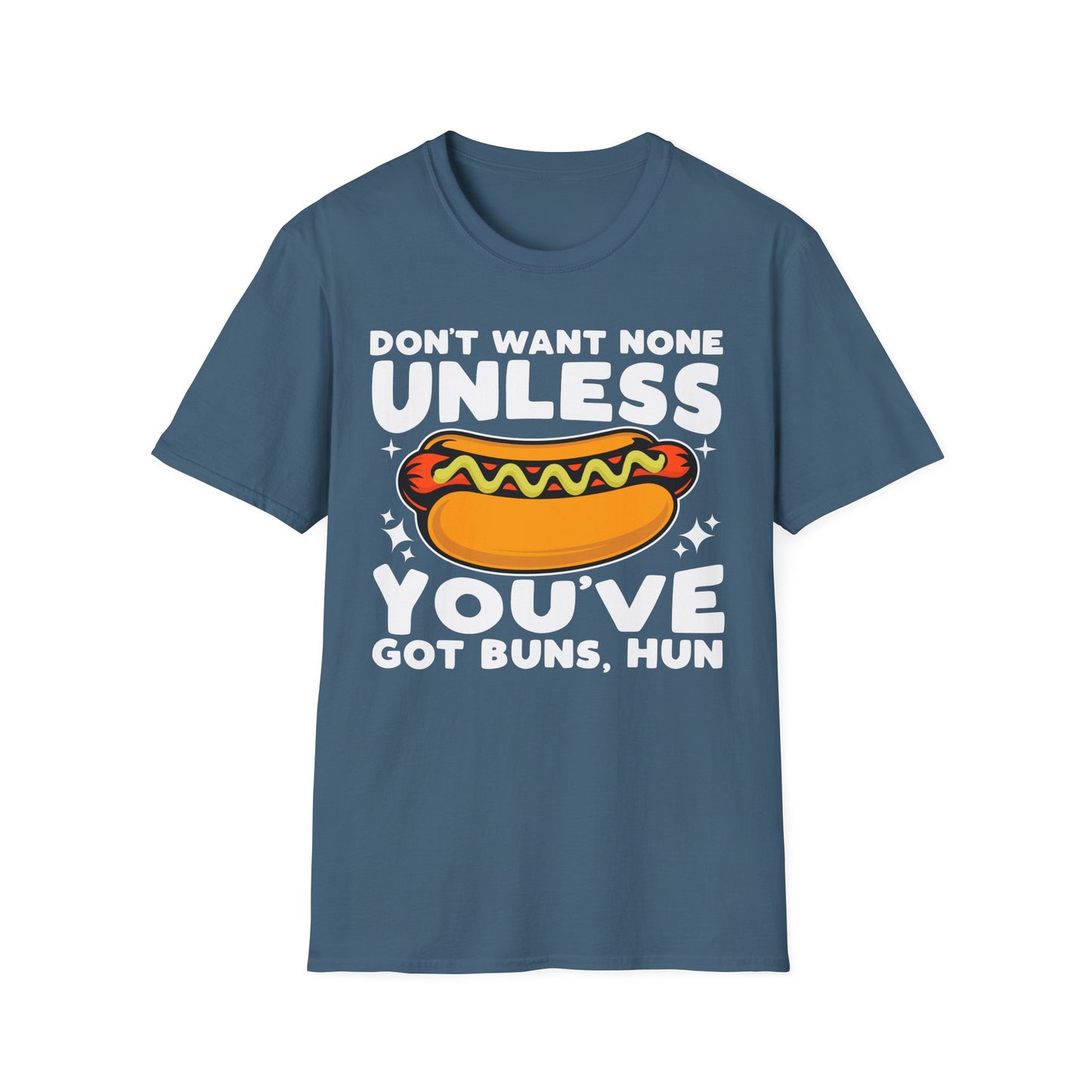 Funny Foodie Unisex T-Shirt - Hot Dog Buns Humor
