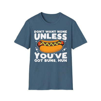 Funny Foodie Unisex T-Shirt - Hot Dog Buns Humor