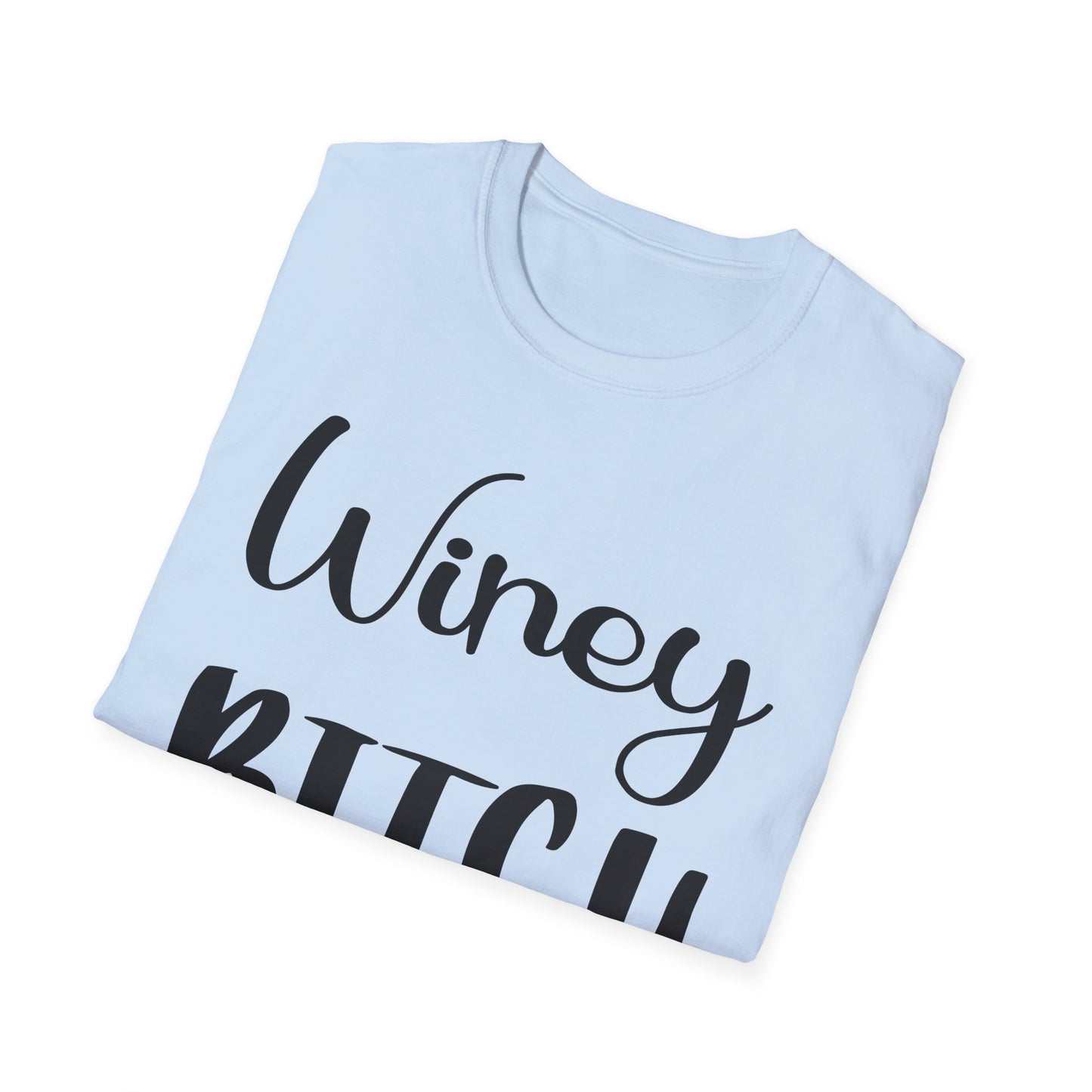 Winey Bitch Unisex Softstyle T-Shirt - Perfect for Wine Lovers & Fun Gatherings
