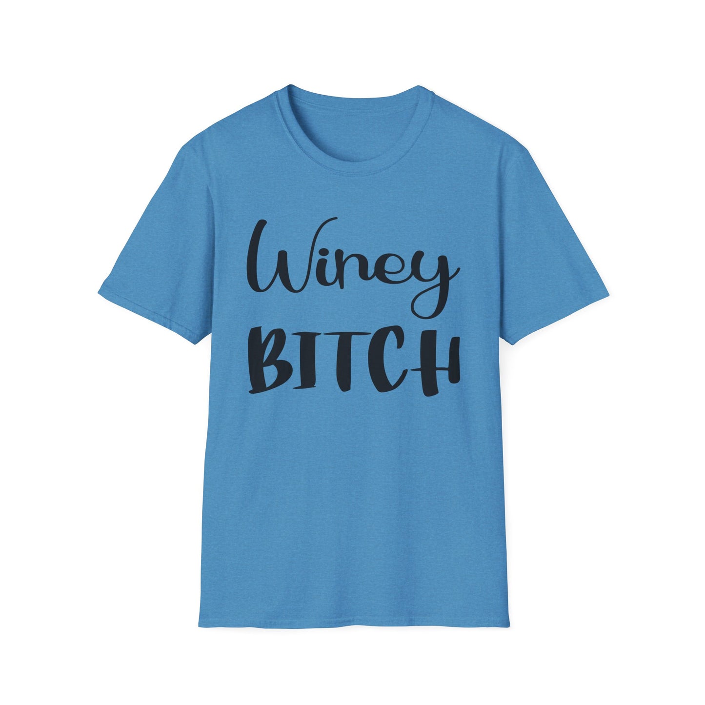 Winey Bitch Unisex Softstyle T-Shirt - Perfect for Wine Lovers & Fun Gatherings