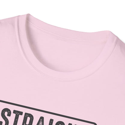 Straight Outta Money Unisex Softstyle T-Shirt | Funny Casual Tee for Budgeting Enthusiasts