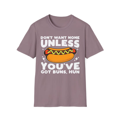 Funny Foodie Unisex T-Shirt - Hot Dog Buns Humor