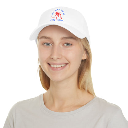 Stay Home Palm Tree Baseball Cap - Casual Summer Hat
